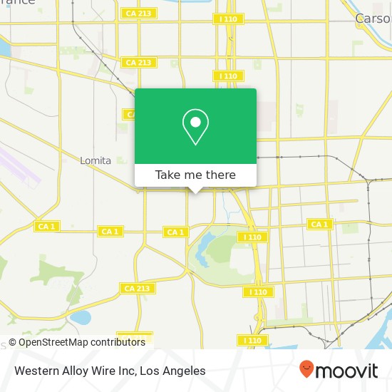 Western Alloy Wire Inc map