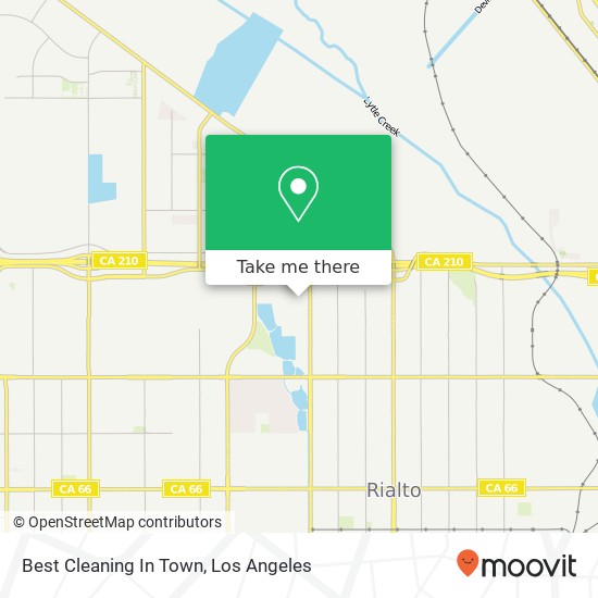 Best Cleaning In Town map