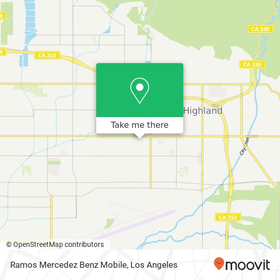 Mapa de Ramos Mercedez Benz Mobile