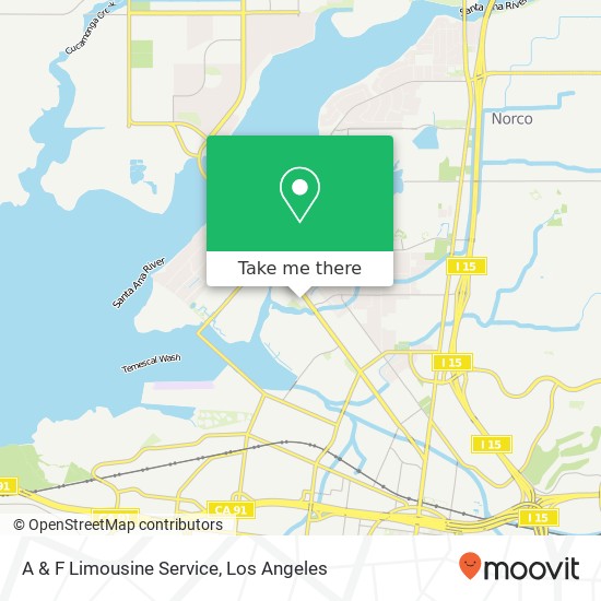 A & F Limousine Service map