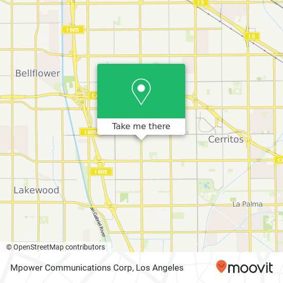 Mpower Communications Corp map