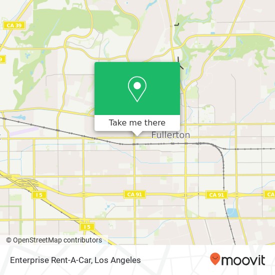 Mapa de Enterprise Rent-A-Car