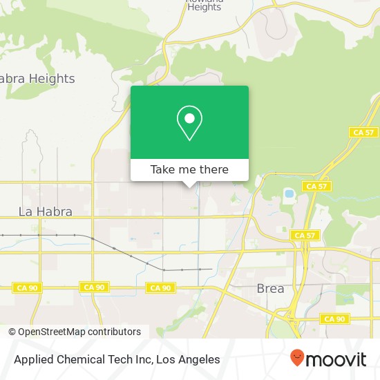 Mapa de Applied Chemical Tech Inc