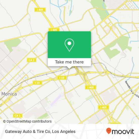Mapa de Gateway Auto & Tire Co