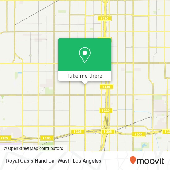 Mapa de Royal Oasis Hand Car Wash