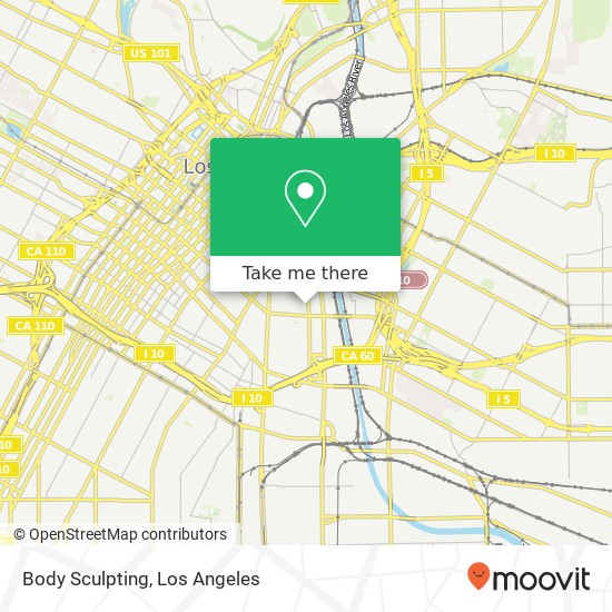 Body Sculpting map