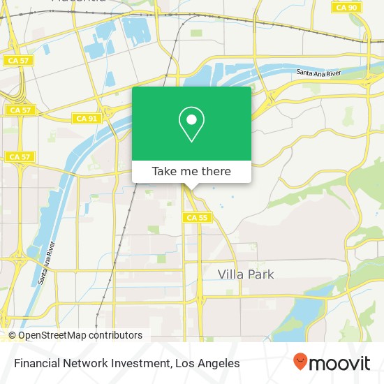 Financial Network Investment map