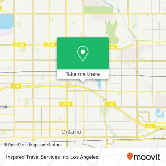 Inspired Travel Services Inc map