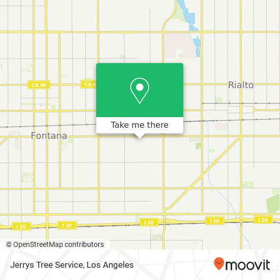 Jerrys Tree Service map