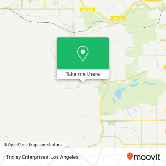 Triclay Enterprises map