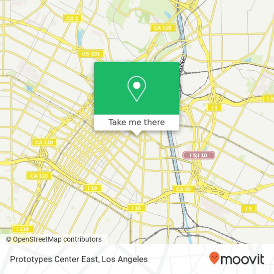 Mapa de Prototypes Center East