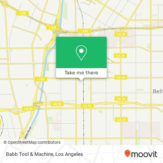Mapa de Babb Tool & Machine