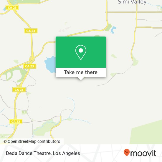 Deda Dance Theatre map