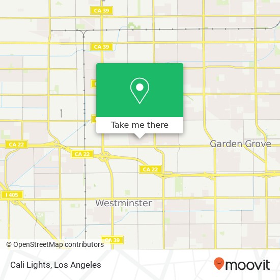 Cali Lights map