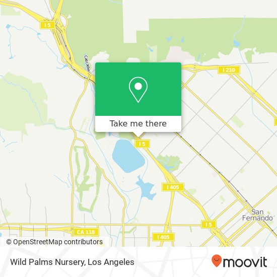 Mapa de Wild Palms Nursery