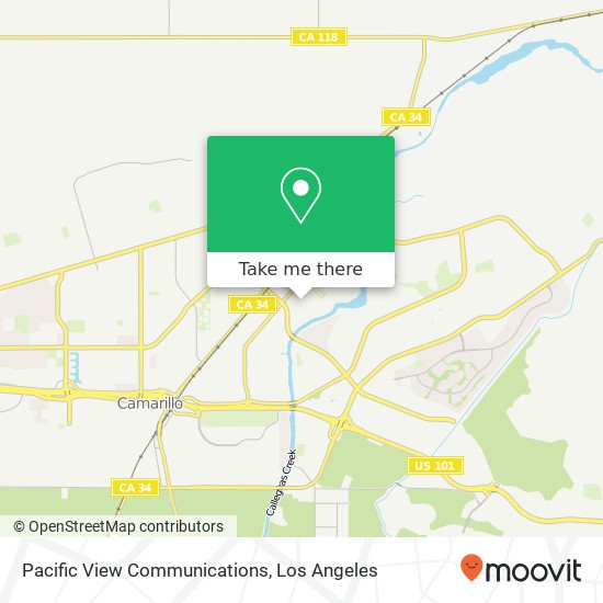 Mapa de Pacific View Communications
