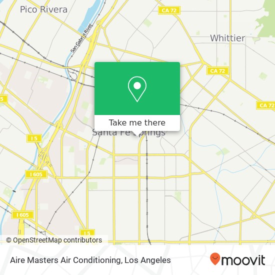 Mapa de Aire Masters Air Conditioning