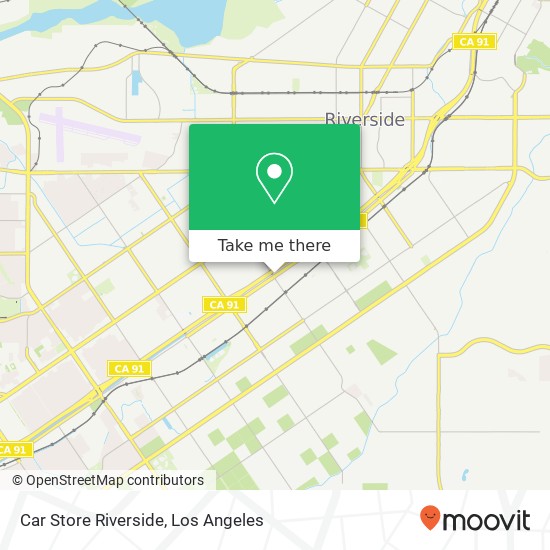 Car Store Riverside map