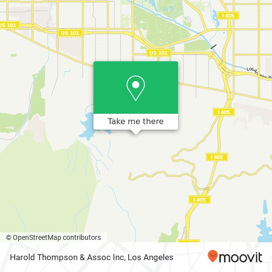 Mapa de Harold Thompson & Assoc Inc