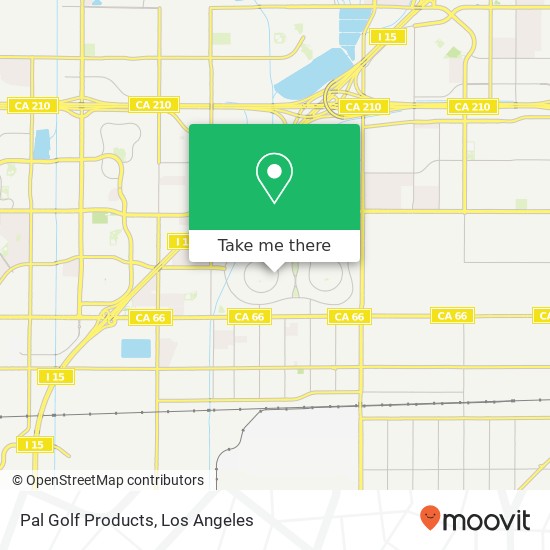 Pal Golf Products map