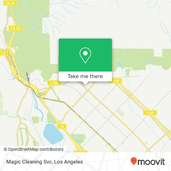 Mapa de Magic Cleaning Svc