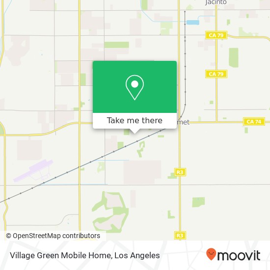Village Green Mobile Home map