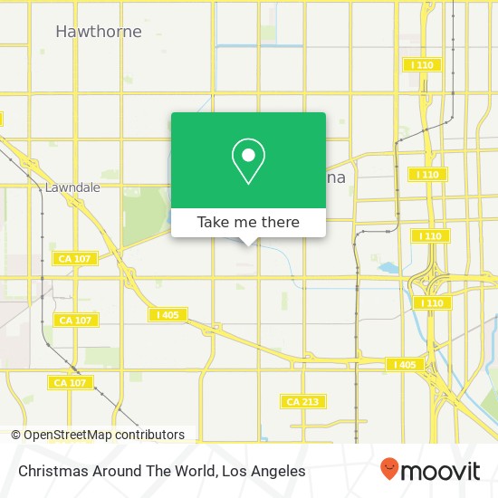 Mapa de Christmas Around The World