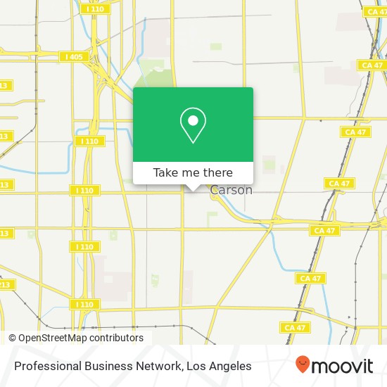 Mapa de Professional Business Network