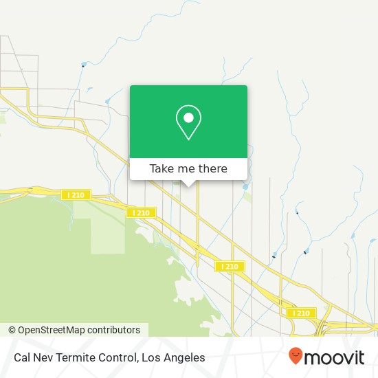Cal Nev Termite Control map