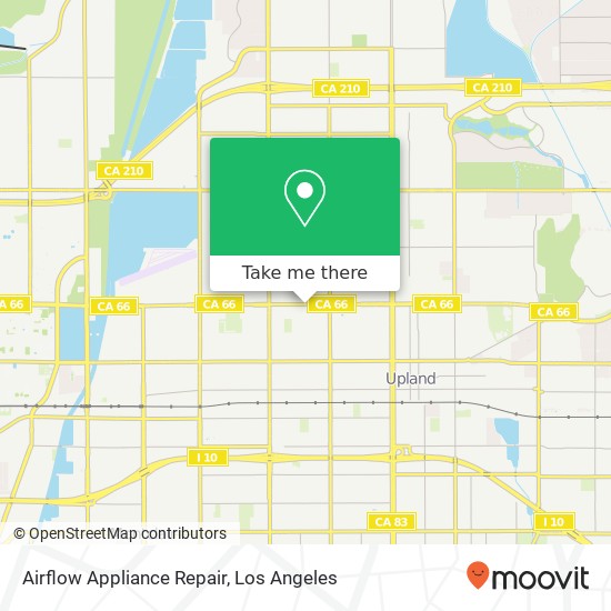 Airflow Appliance Repair map