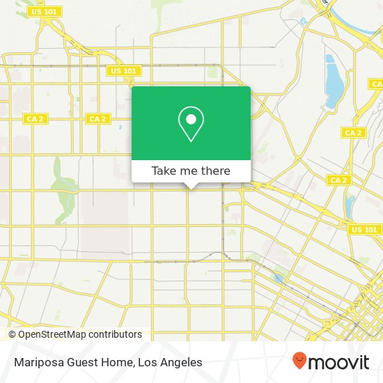 Mariposa Guest Home map