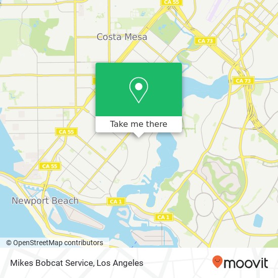 Mapa de Mikes Bobcat Service