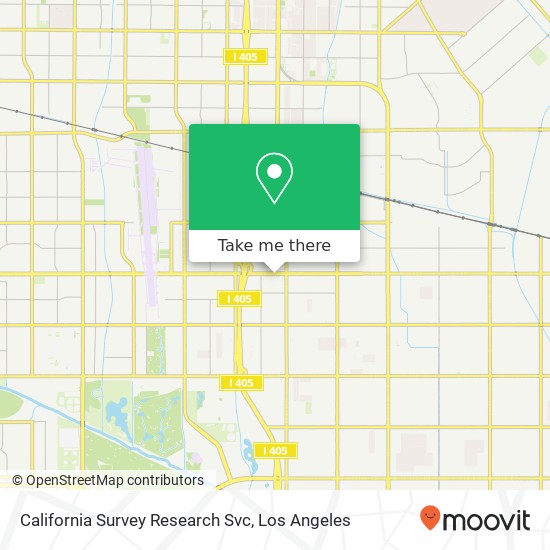 Mapa de California Survey Research Svc