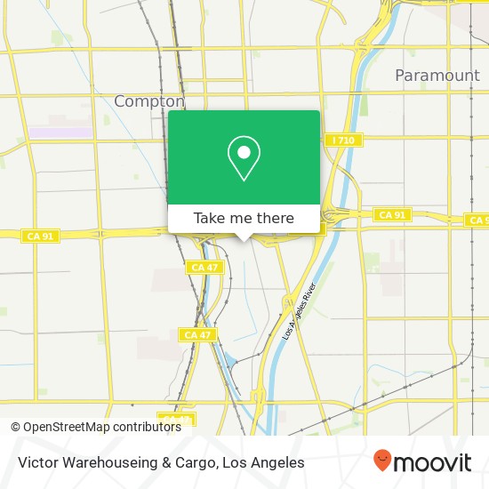 Victor Warehouseing & Cargo map