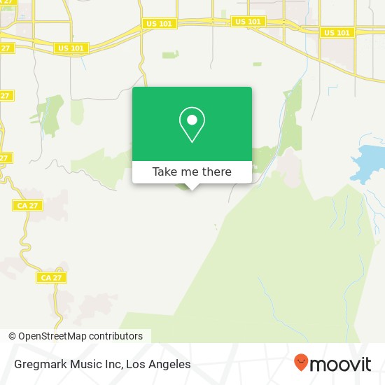 Gregmark Music Inc map