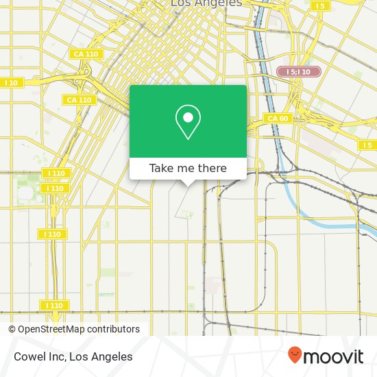 Mapa de Cowel Inc