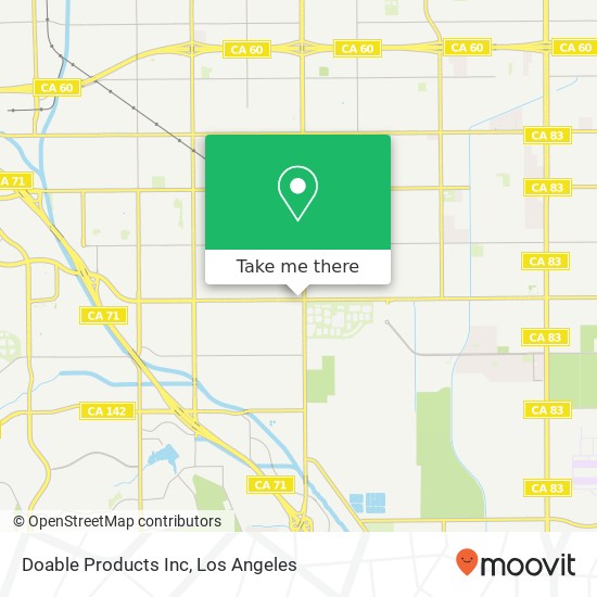 Doable Products Inc map