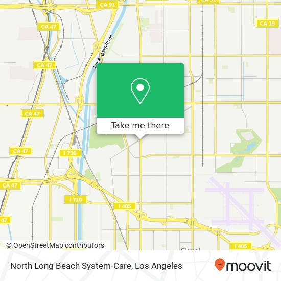 North Long Beach System-Care map