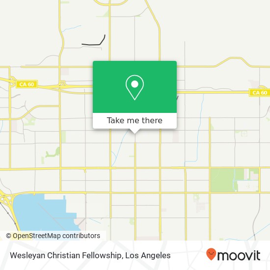 Wesleyan Christian Fellowship map