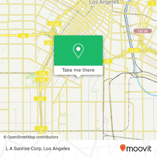 L A Sunrise Corp map