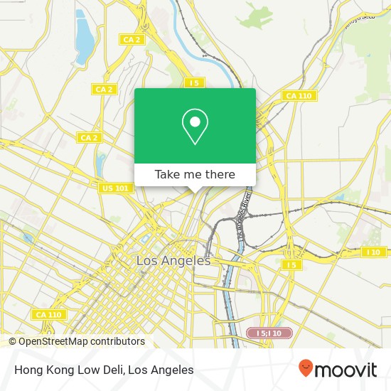 Mapa de Hong Kong Low Deli