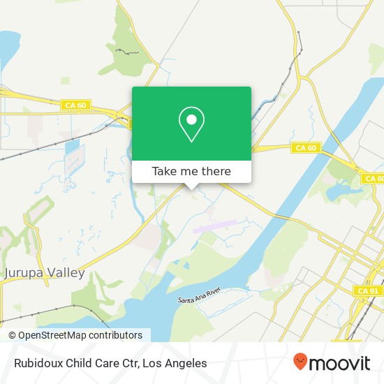 Mapa de Rubidoux Child Care Ctr