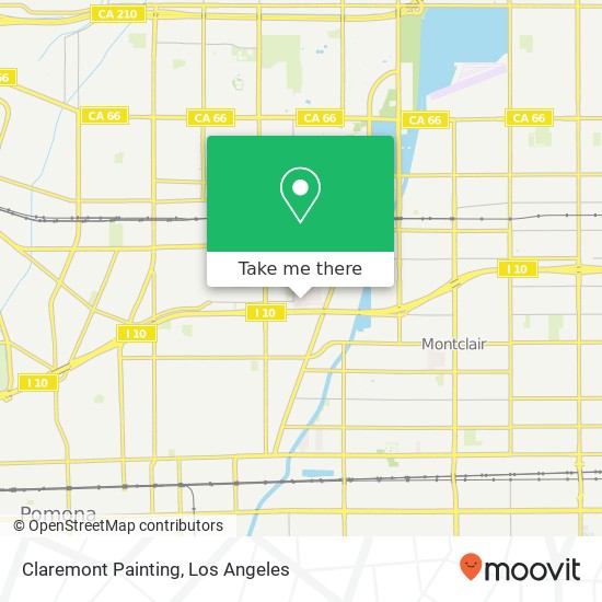 Claremont Painting map