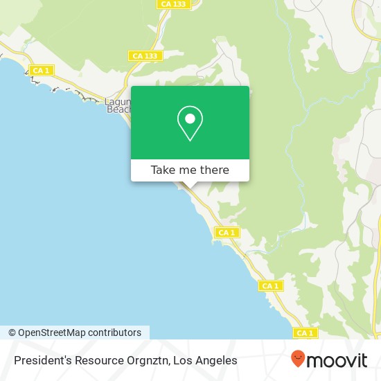 Mapa de President's Resource Orgnztn