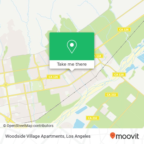 Mapa de Woodside Village Apartments