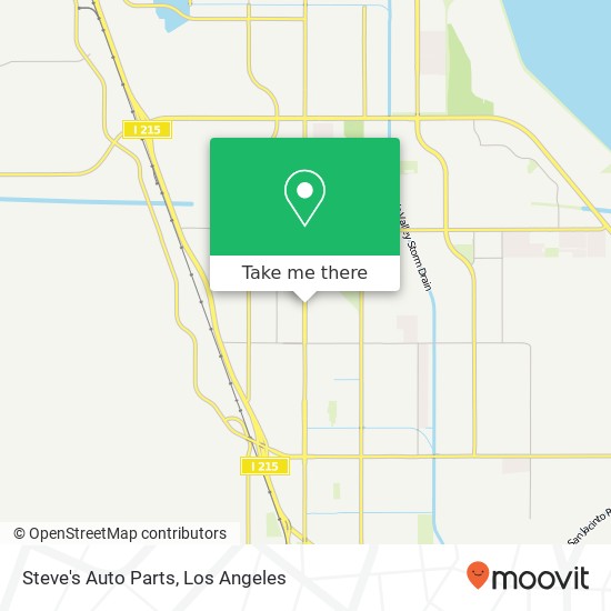 Steve's Auto Parts map