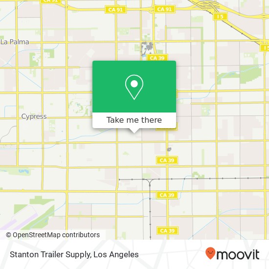 Stanton Trailer Supply map