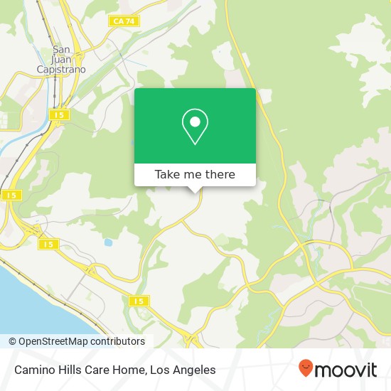 Camino Hills Care Home map