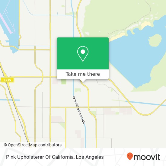 Mapa de Pink Upholsterer Of California