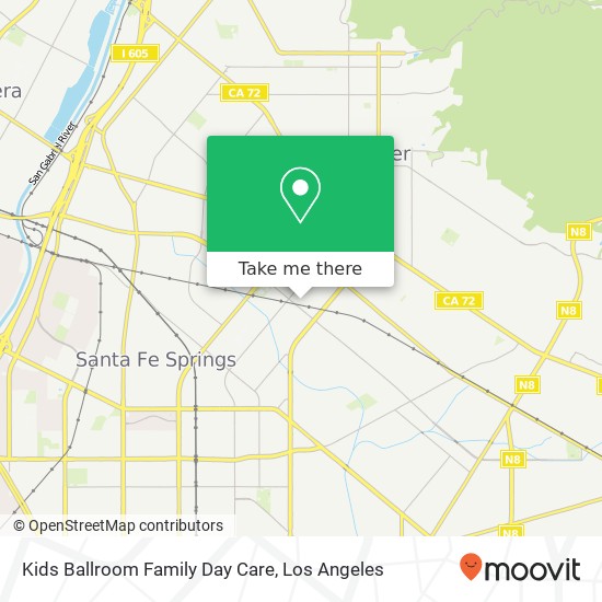 Mapa de Kids Ballroom Family Day Care